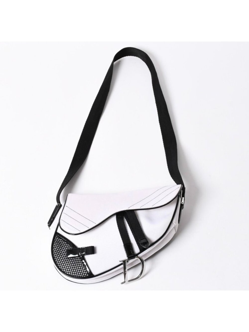 Dior Saddle Bag Nylon Canvas Galliano